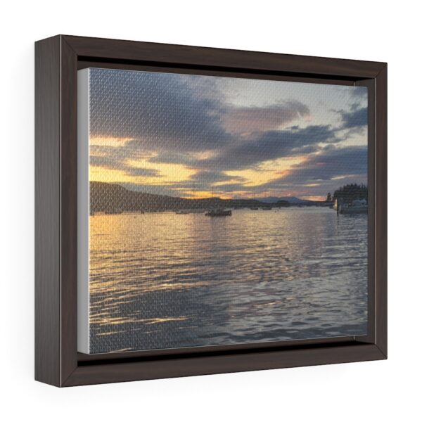 Wrapped in Tulips - Horizontal Framed Wrap Canvas