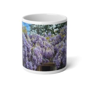 Wisteria Flower Jumbo Mug, 20oz