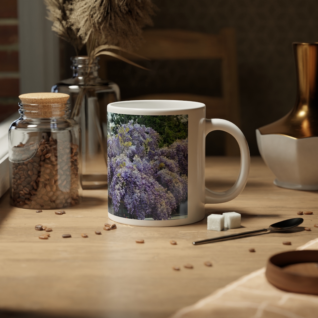 Wisteria Flower Jumbo Mug, 20oz - Image 5