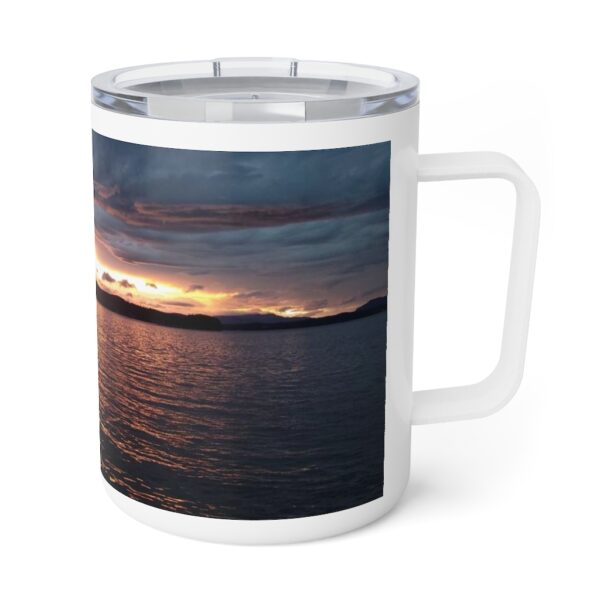 Stormy Sundown - Insulated Coffee Mug, 10oz - Image 5