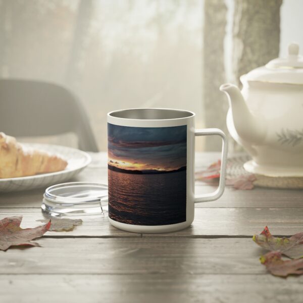 Stormy Sundown - Insulated Coffee Mug, 10oz - Image 6