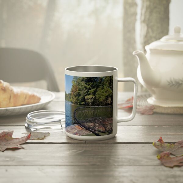 Trout Fishin Insulated Coffee Mug, 10oz - Image 5