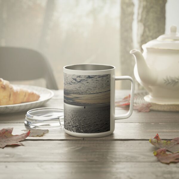 Far Away Sail Boat Insulated Coffee Mug, 10oz - Image 5