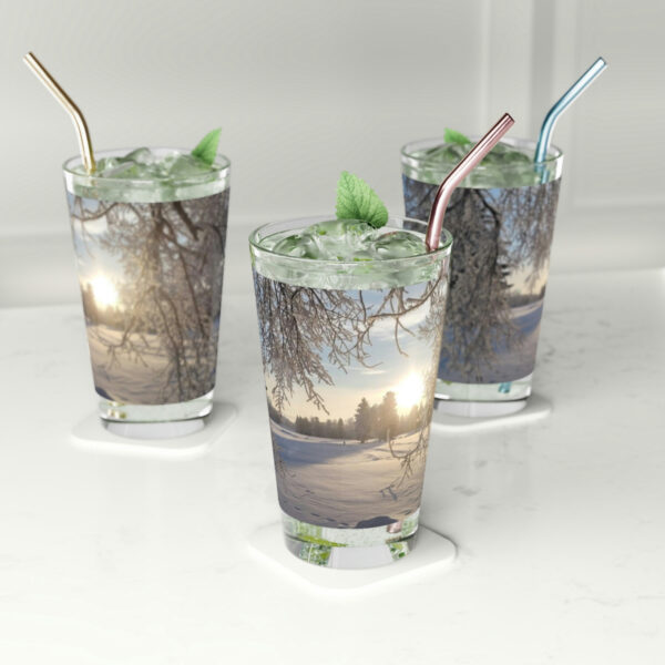 Snowy Pint Glass, 16oz - Image 6