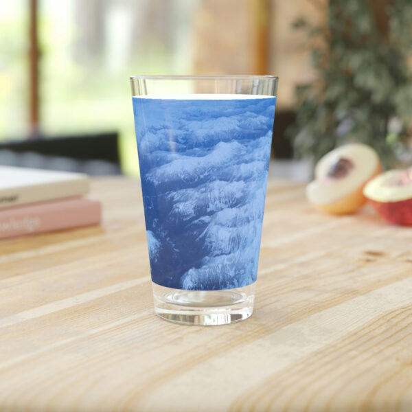 Frosty Mountain Pint Glass, 16oz - Image 6