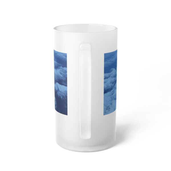 Frosted Mountain Glass Beer Mug - Image 3
