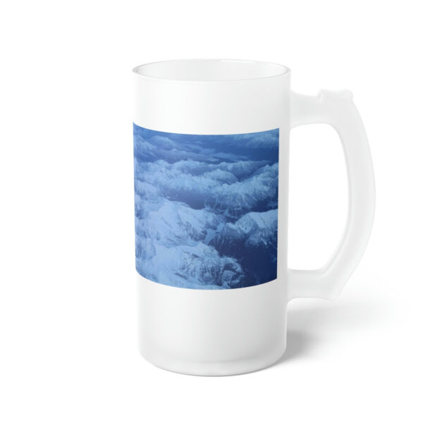 Frosted Mountain Glass Beer Mug - Image 5
