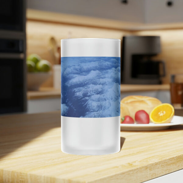 Frosted Mountain Glass Beer Mug - Image 8