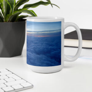 Cloud Nine White glossy mug