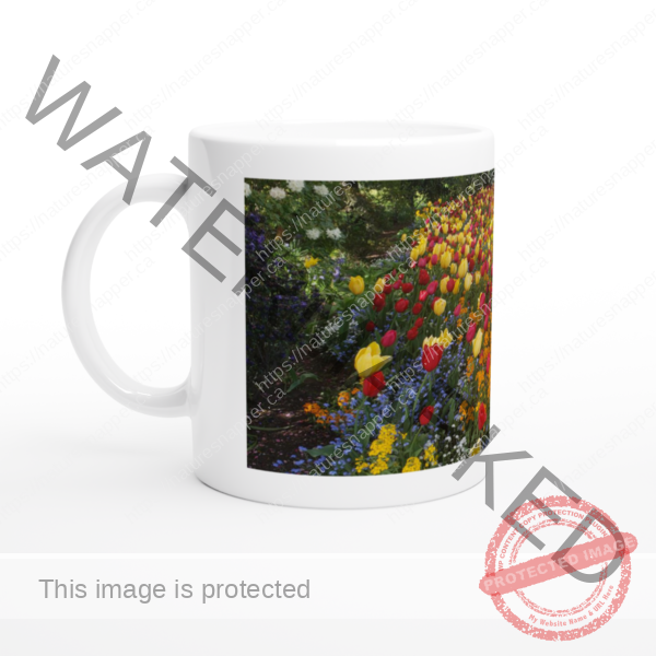 Wrapped in Tuplips - White 11oz Ceramic Mug