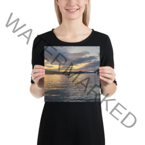 A Sunset Worth Sharing – Photo paper poster
