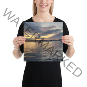 A Sunset Worth Sharing – Photo paper poster
