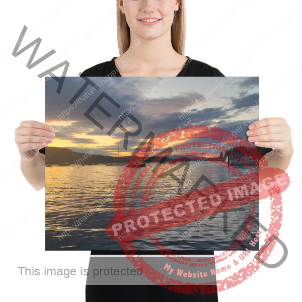 A Sunset Worth Sharing - Photo paper poster - Image 7