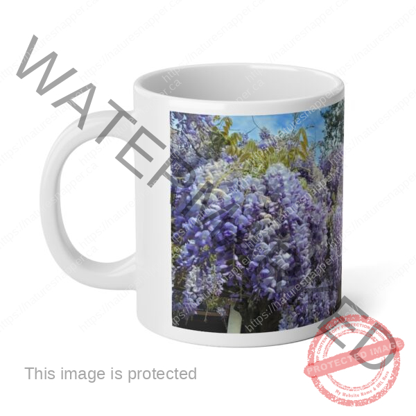 Wisteria Flower Jumbo Mug, 20oz