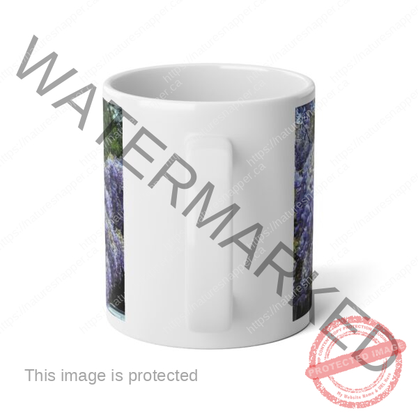 Wisteria Flower Jumbo Mug, 20oz - Image 3