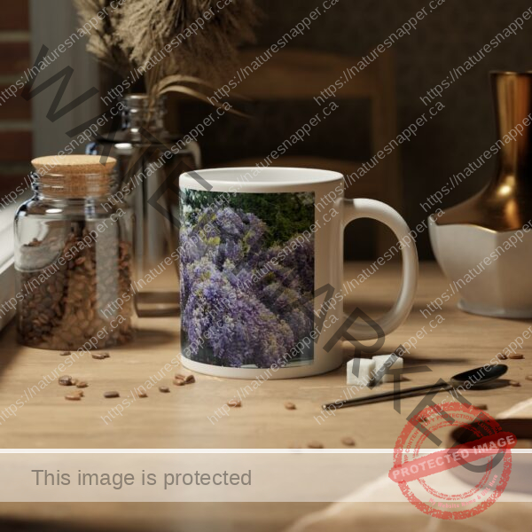 Wisteria Flower Jumbo Mug, 20oz - Image 5