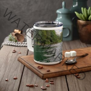 Cowichan River Insulated Coffee Mug, 10oz