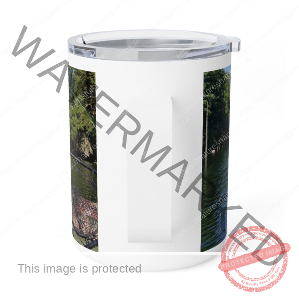 Trout Fishin Insulated Coffee Mug, 10oz - Image 3
