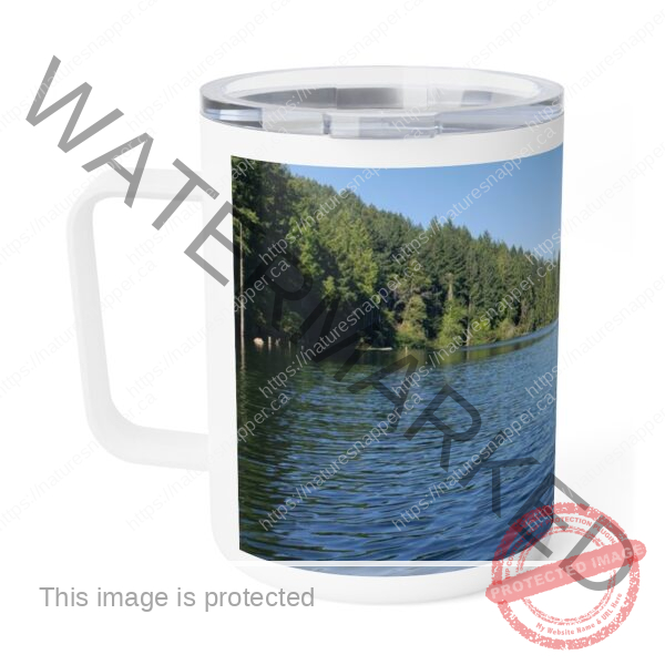 Trout Fishin Insulated Coffee Mug, 10oz - Image 4