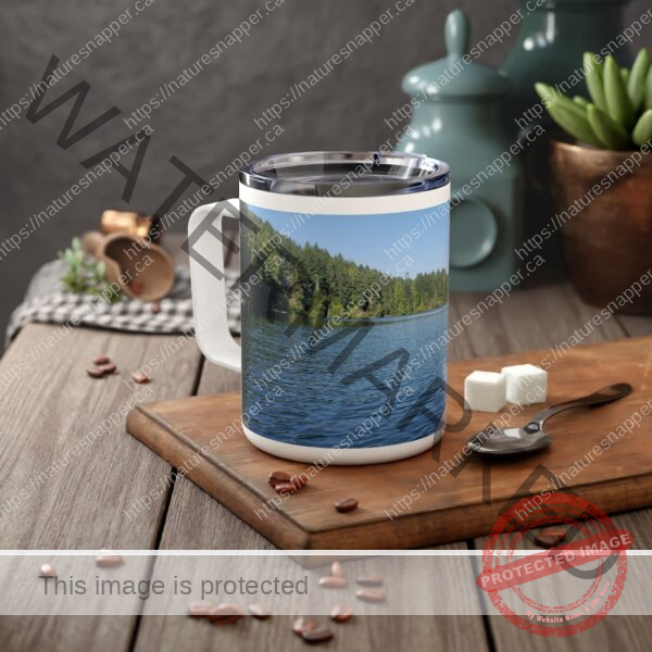 Trout Fishin Insulated Coffee Mug, 10oz - Image 6