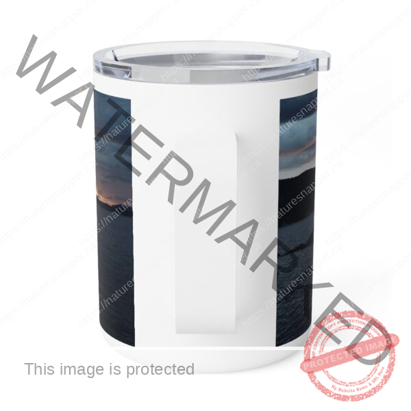Stormy Sundown - Insulated Coffee Mug, 10oz - Image 3