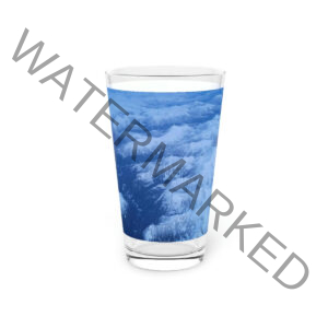 Frosty Mountain Pint Glass, 16oz