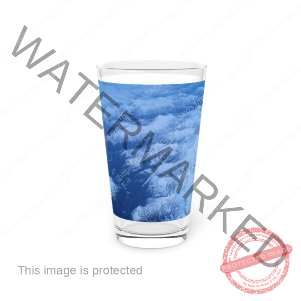 Frosty Mountain Pint Glass, 16oz - Image 2