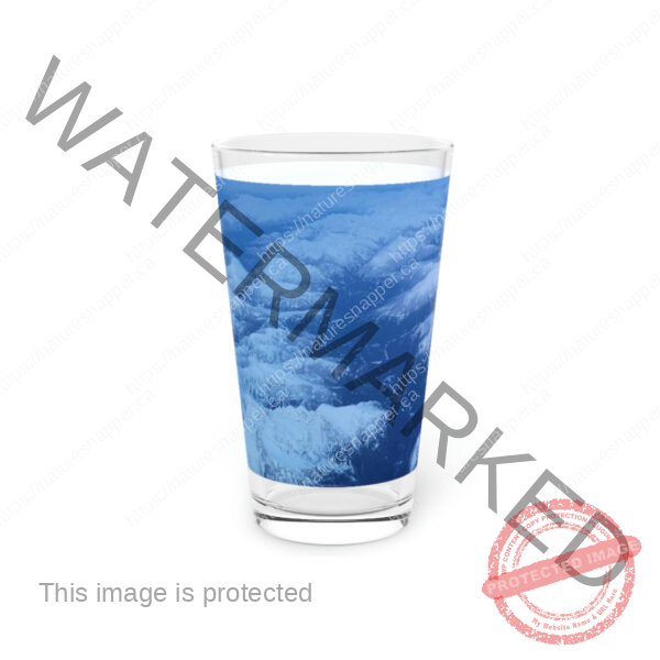 Frosty Mountain Pint Glass, 16oz - Image 3