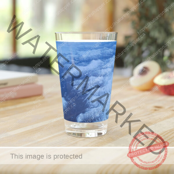 Frosty Mountain Pint Glass, 16oz - Image 6