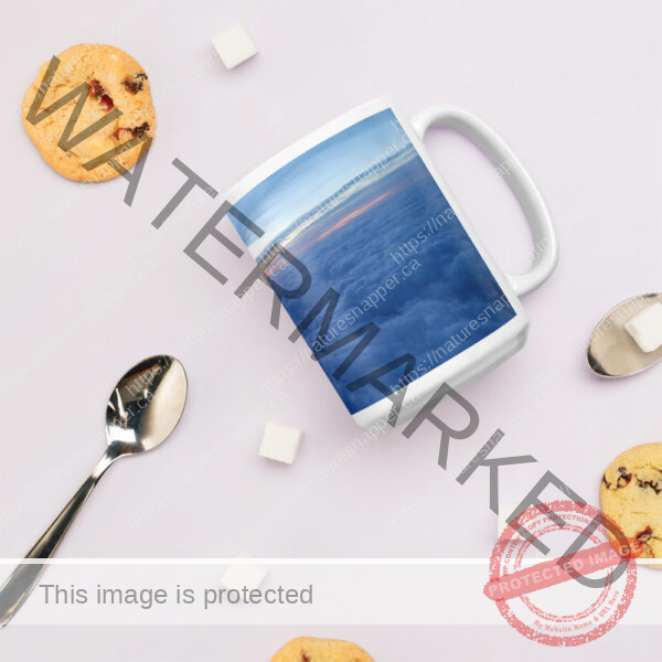 Cloud Nine White glossy mug - Image 5