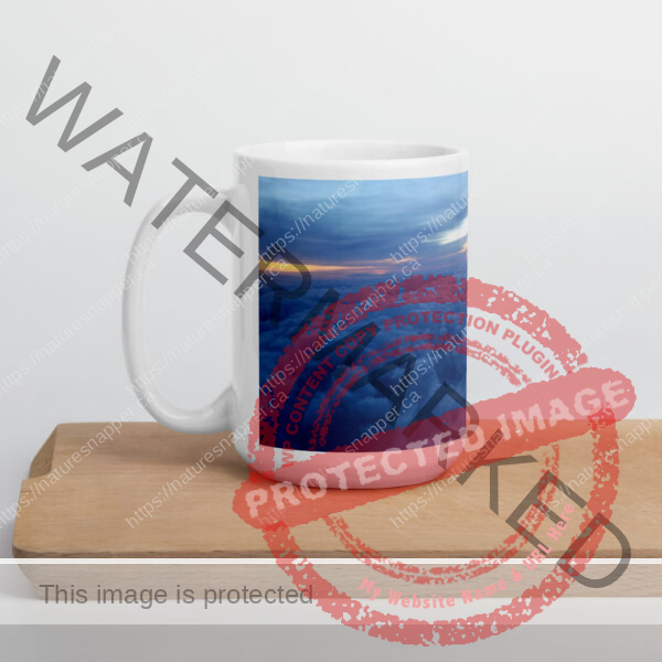 Cloud Nine White glossy mug - Image 3