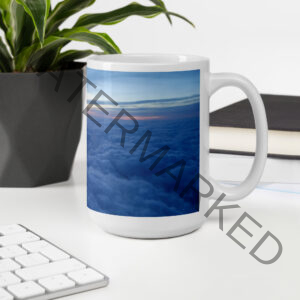 Cloud Nine White glossy mug